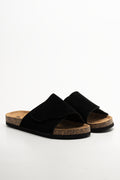 Single Band Sandals Black