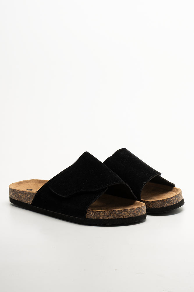 Single Band Sandals Black