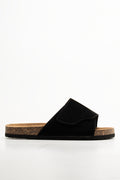 Single Band Sandals Black (1)