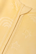 Rainbow Embossed Babygrow Yellow (1)