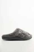 Embroidered Slippers Grey (1)