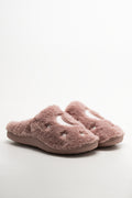 Embroidered Slippers Pink