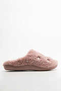 Embroidered Slippers Pink (1)