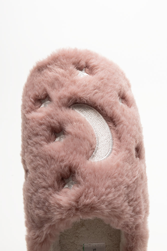 Embroidered Slippers Pink (4)
