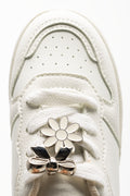 Flower Charm Sneakers White (4)