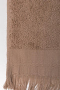 Fringed Guest Towel Natural (1)