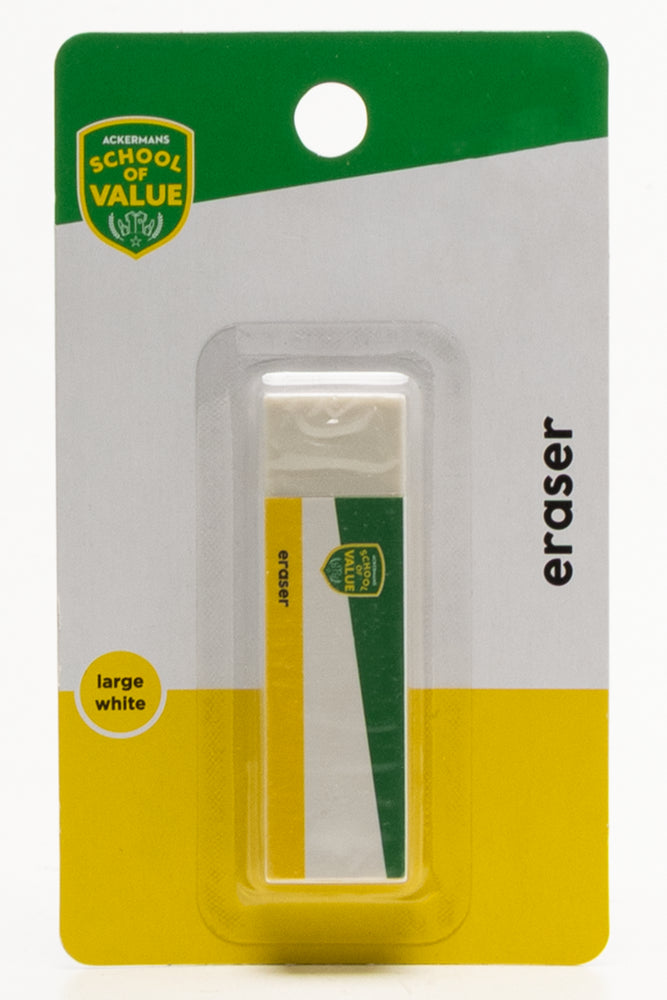 Large Eraser White