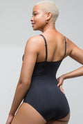 Bonded Shapewear Bodysuit Brief Black (2)