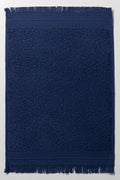 Fringed Guest Towel Navy