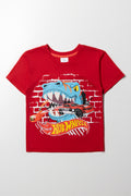 Hot Wheels Short Sleeve T-Shirt Red
