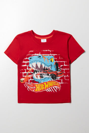 Hot Wheels Short Sleeve T-Shirt Red