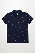 Short Sleeve Golfer Navy