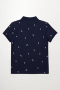 Short Sleeve Golfer Navy (2)