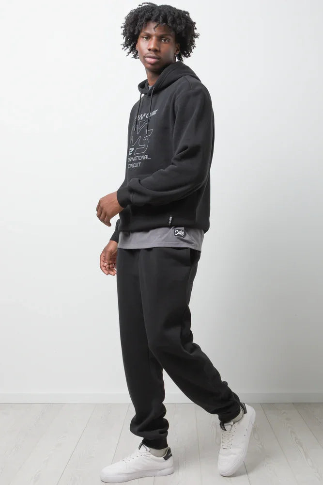 Cuffed Jogger Trackpants Black (2)