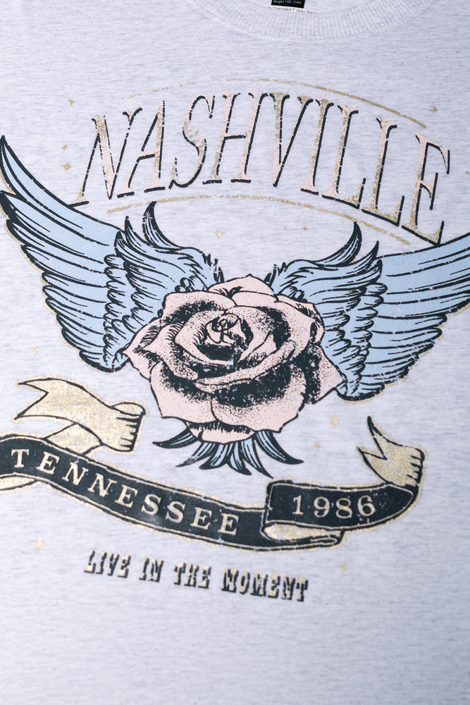 Nashville Oversized T-Shirt Grey
