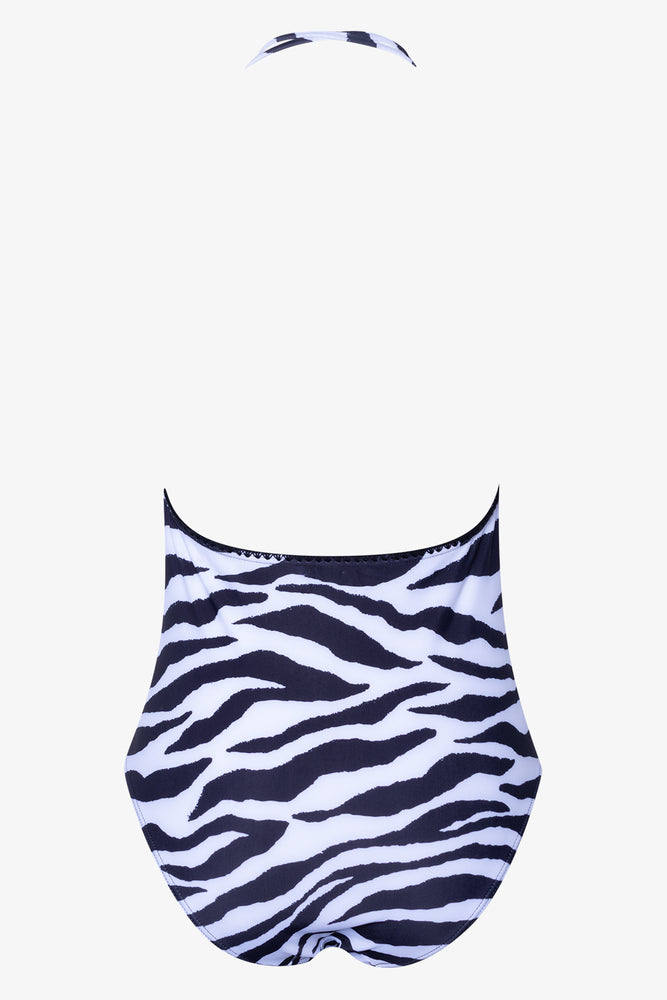 Plunge Neckline One Piece Swimwear (1)