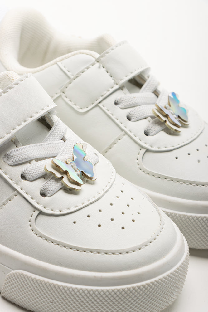 Butterfly Charms Sneakers White (2)