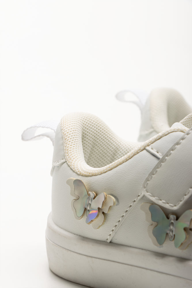 Butterfly Charms Sneakers White (3)