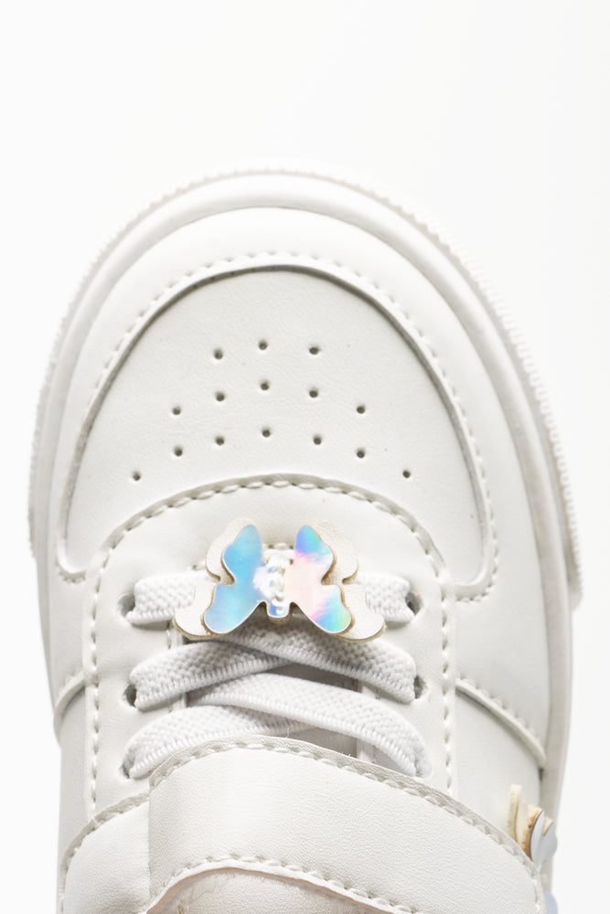 Butterfly Charms Sneakers White (4)