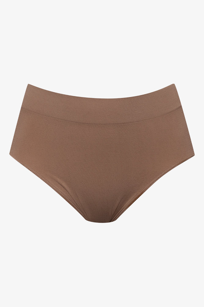 3 Pack Seamfree Briefs Black, Natural And Pink