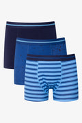 3 Pack Boxers Blue