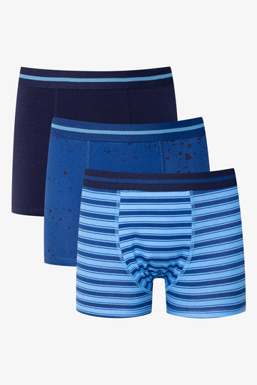 3 Pack Boxers Blue