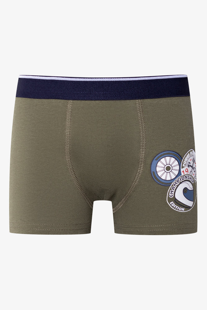 3 Pack Boxers Green And Navy