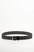 Suede Stud Belt Black