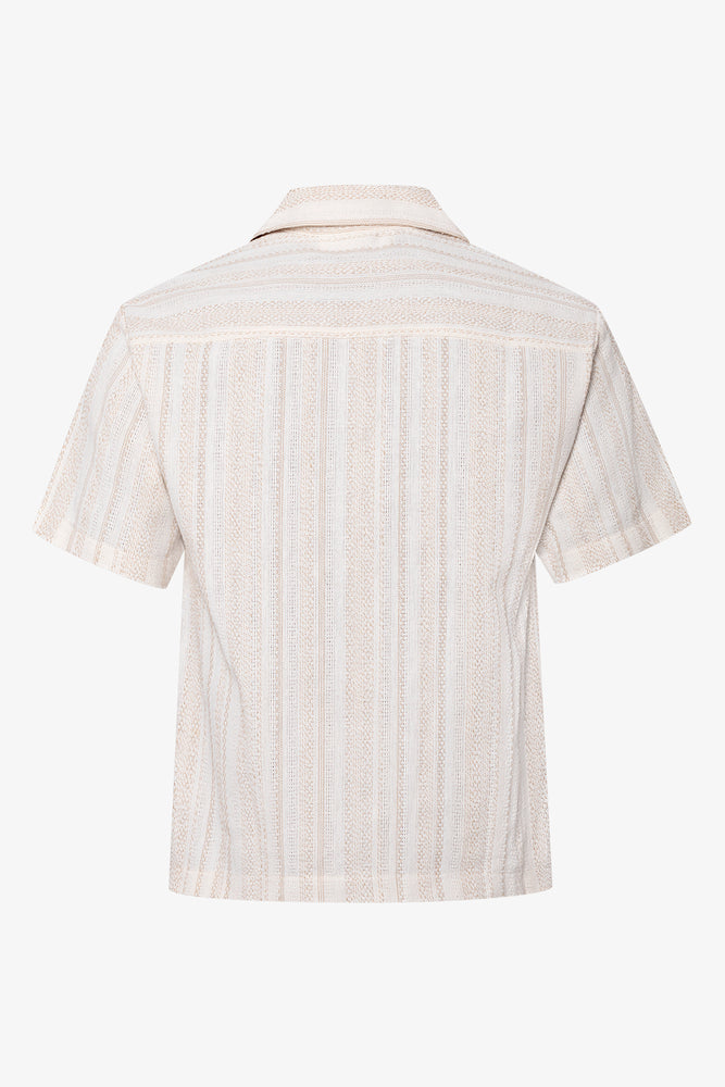 Textured Linen Shirt Natural