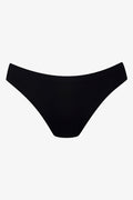 2 Pack Bonded Thong Panties Black And Natural (2)