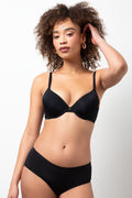 2 Pack Bonded Boyleg Panties Black
