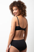2 Pack Bonded Boyleg Panties Black (2)