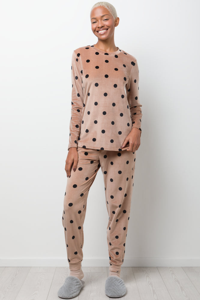 Spot Pyjamas Brown