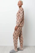 Spot Pyjamas Brown (1)