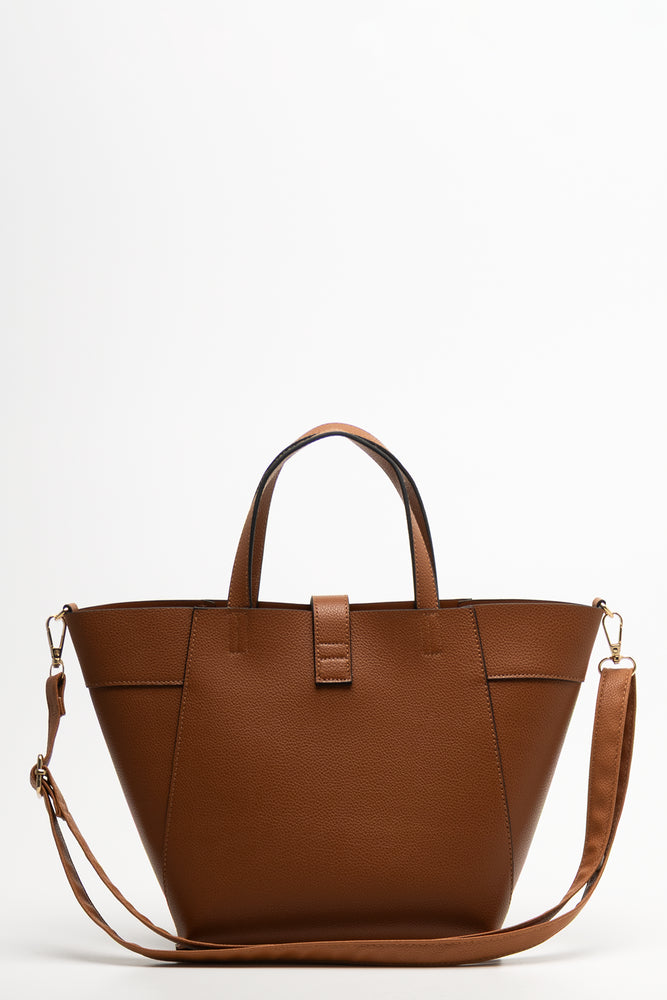 Mini Tote Bag Tan (2)