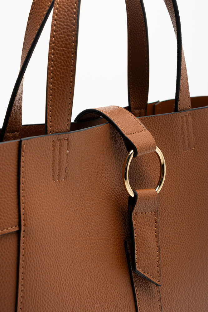 Mini Tote Bag Tan (3)