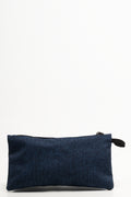 Denim Double Pencil Bag Blue (1)