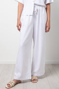 Linen Blend Pants White (1)