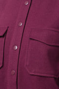 Melton Shirt Burgundy (3)