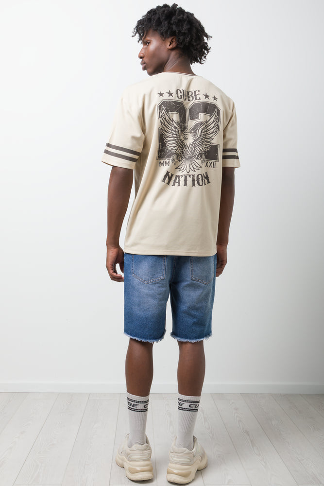 CUBE Short Sleeve T-Shirt Natural (2)