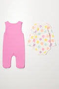 Flower Dungaree Pink (5)