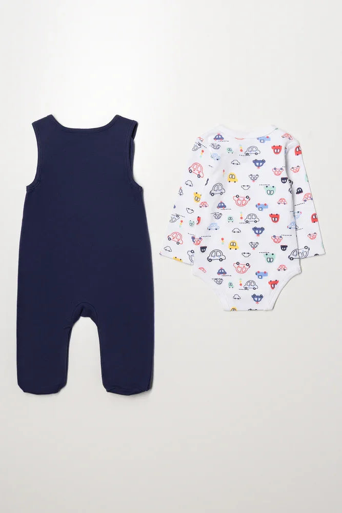 Car Dungaree Navy (5)