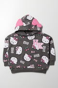 Hello Kitty Hoodie Charcoal