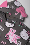 Hello Kitty Hoodie Charcoal (1)