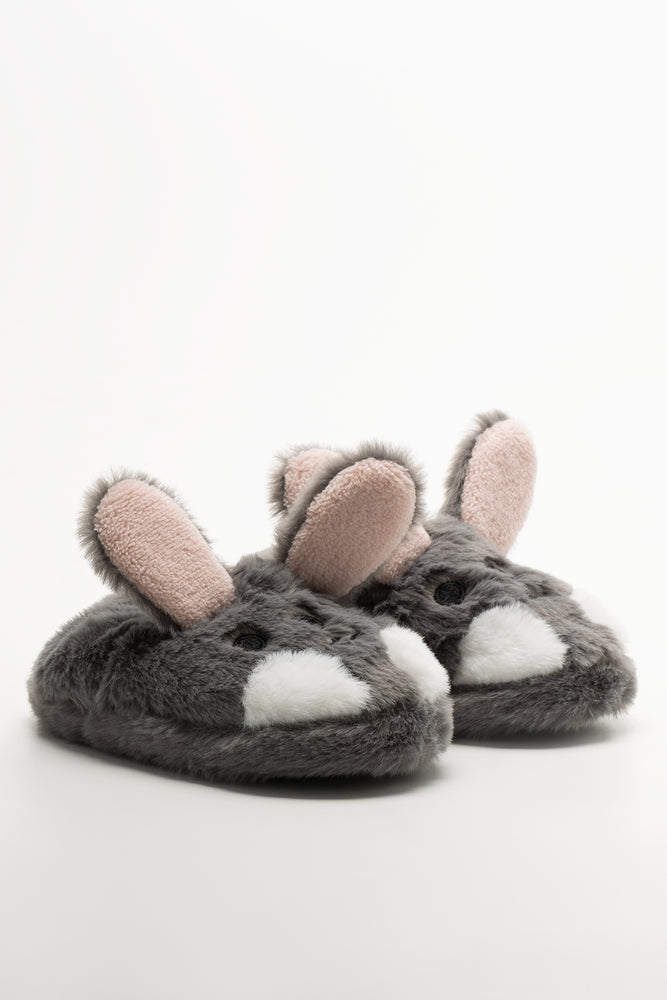 Bunny Slippers Grey