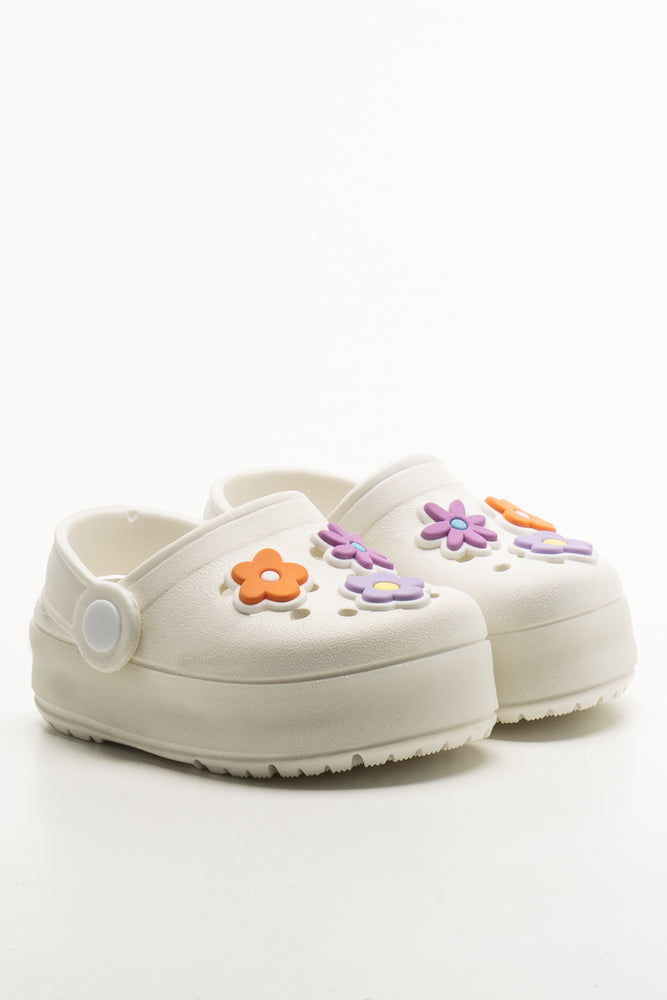 Light Up Clogs White