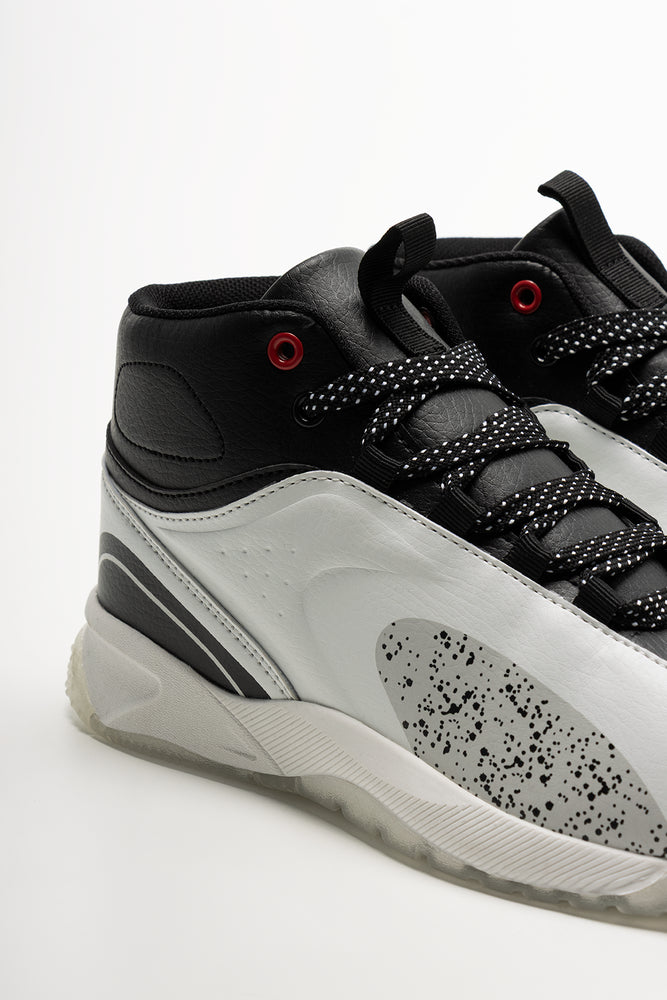 Basketball High Top Sneakers White (3)