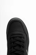 Lace Up Trainers Black (4)