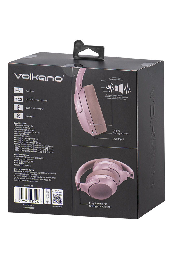 Pink Wireless Noise Cancelling Headphones (4)