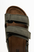 Double Band Sandals Green (4)